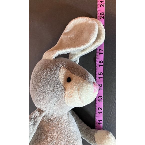 Manhattan Toy Company Gray Bunny Rabbit 17" Plush Stuffed Animal 2009 EUC - Picture 13 of 14